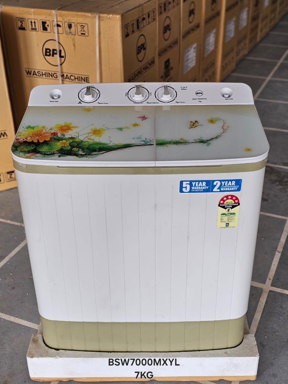 BPL SEMI WASHING MACHINE 7KG