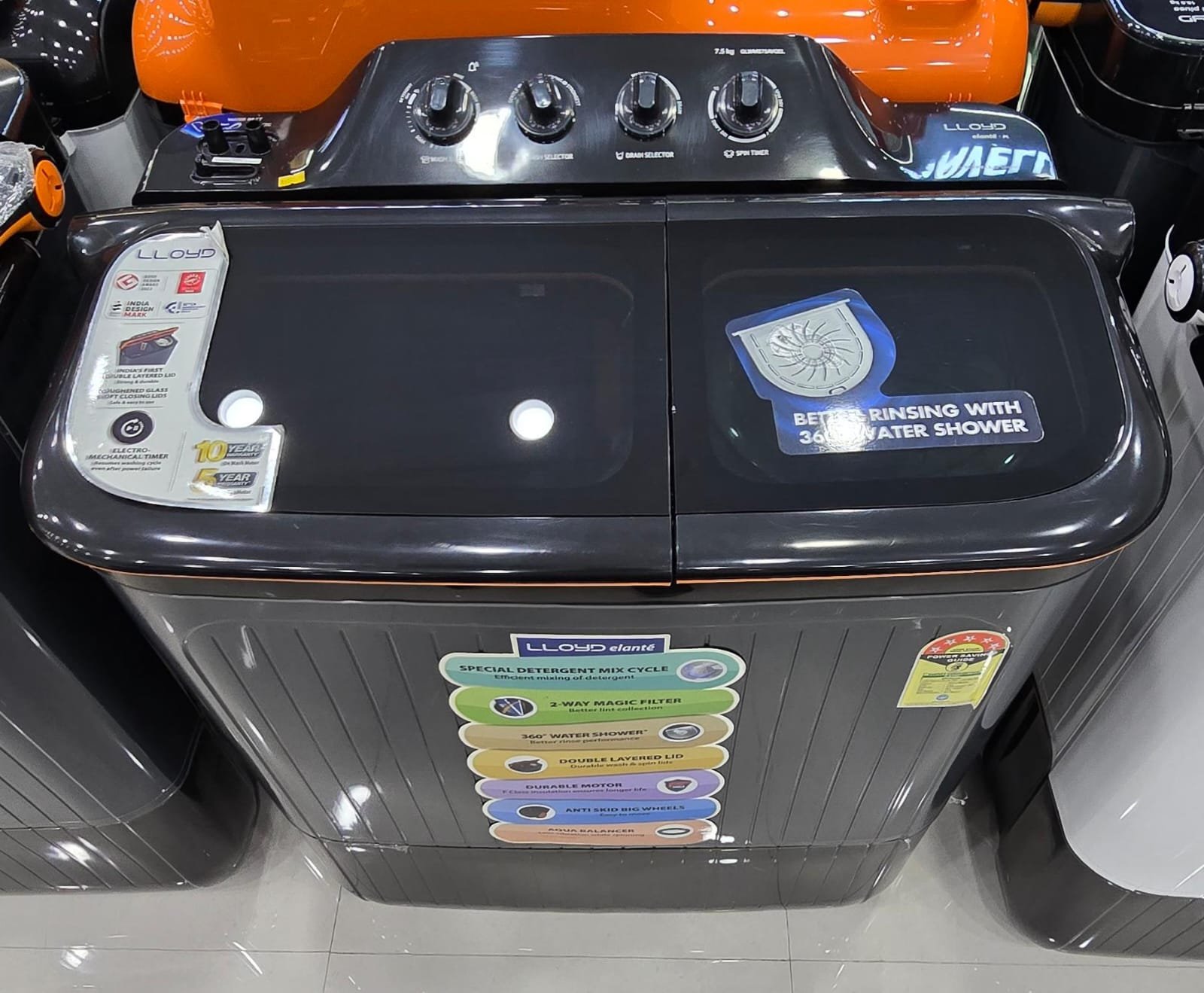 LLOYO WASHING MACHINE 7.5KG